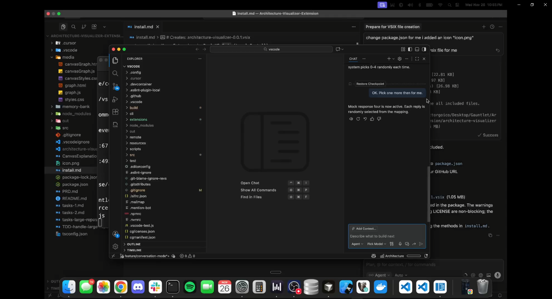 VS Code Conversation Mode